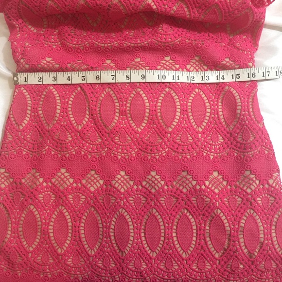 Eliza J Scalloped Crochet Lace Dress - Picture 12 of 14